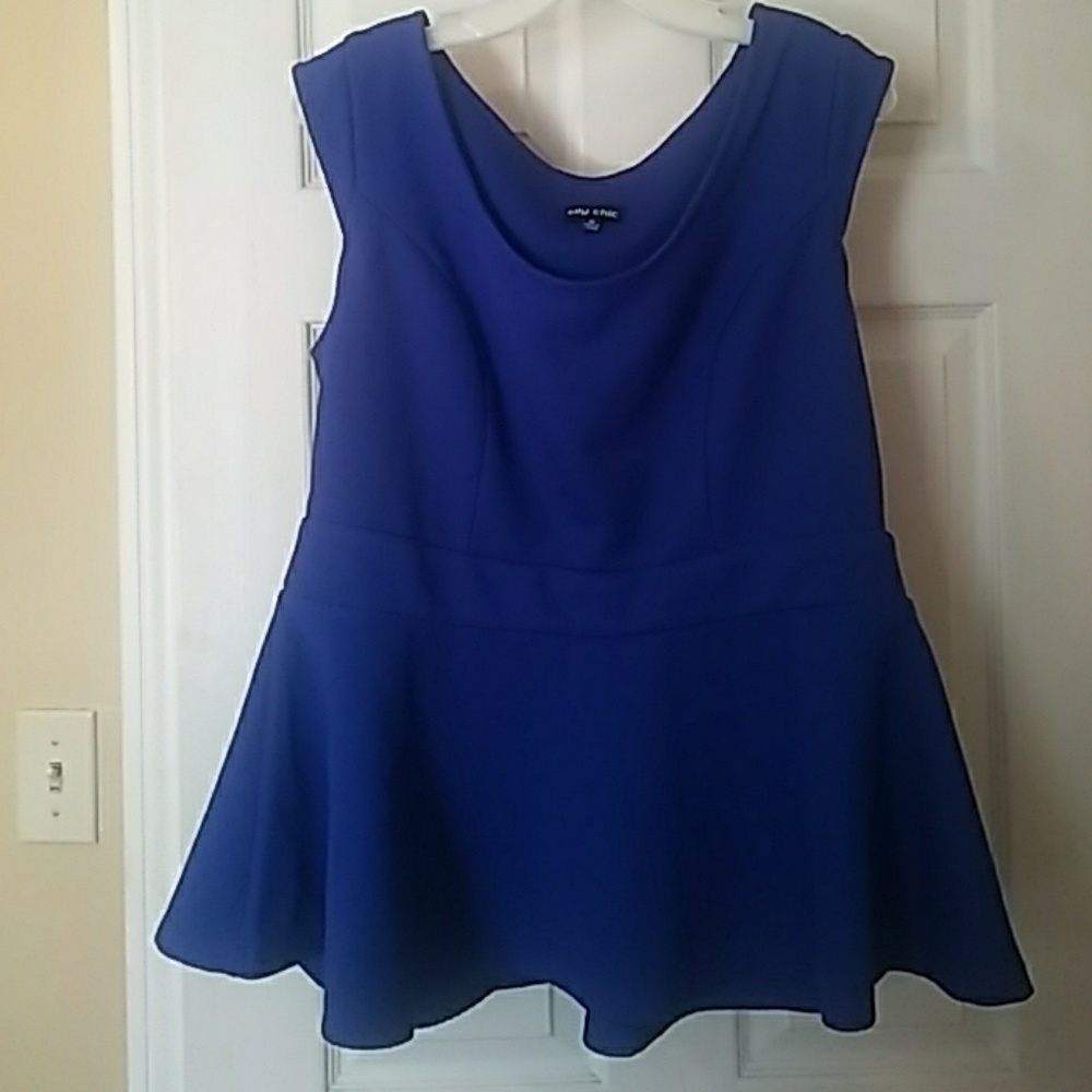 City Chic peplum top